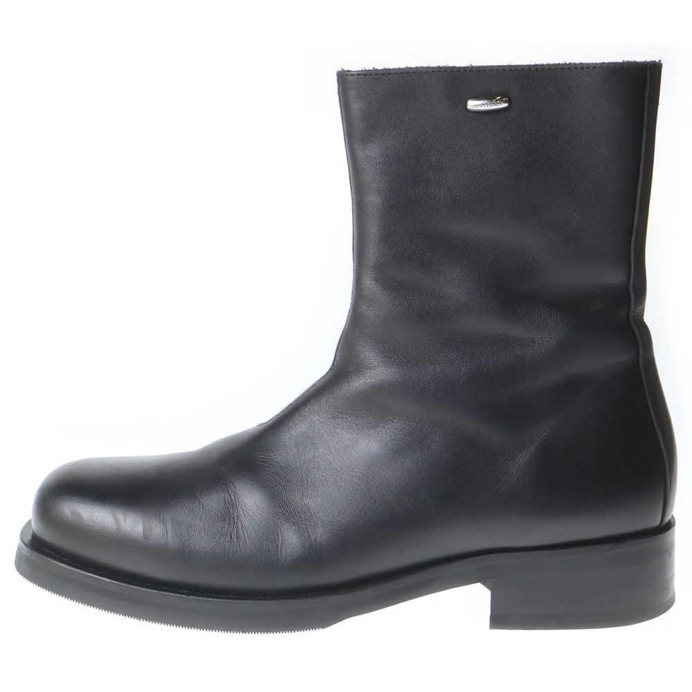 OUR LEGACY(アワーレガシー) CAMION BOOT スクエアトゥ サイドジップ レザー ハイカットブーツ ブラック COCBB
