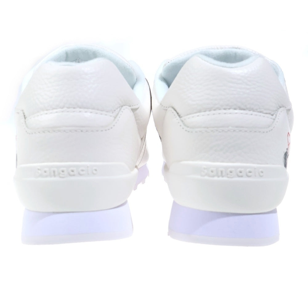 Sangacio(サンガッチョ) Nyus BRANDALISED Pure Whiteニューズ ブランドライズド ピュアホワイト ローカットスニーカー シューズ ホワイト US8.5/26.5cm