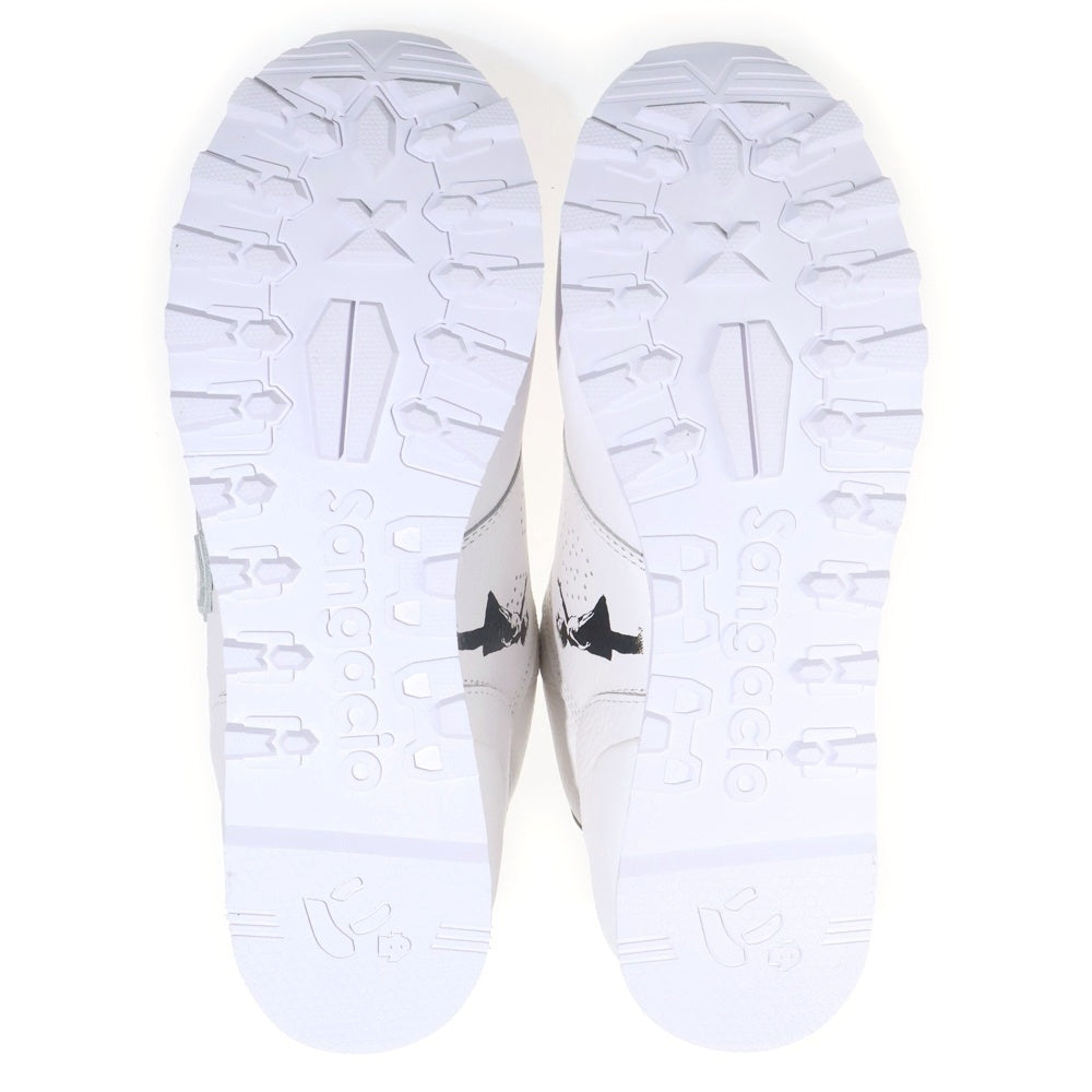 Sangacio(サンガッチョ) Nyus BRANDALISED Pure Whiteニューズ ブランドライズド ピュアホワイト ローカットスニーカー シューズ ホワイト US8.5/26.5cm