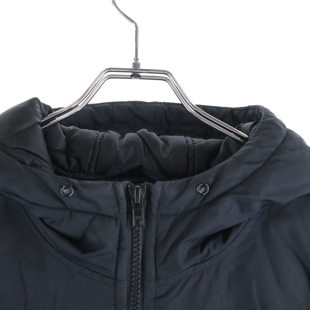 SUPREME(シュプリーム) 18AW Zig Zag Stitch Puffy Jacket ジグザグステッチパフィ ジップアップ ナイロンジャケット ブラック