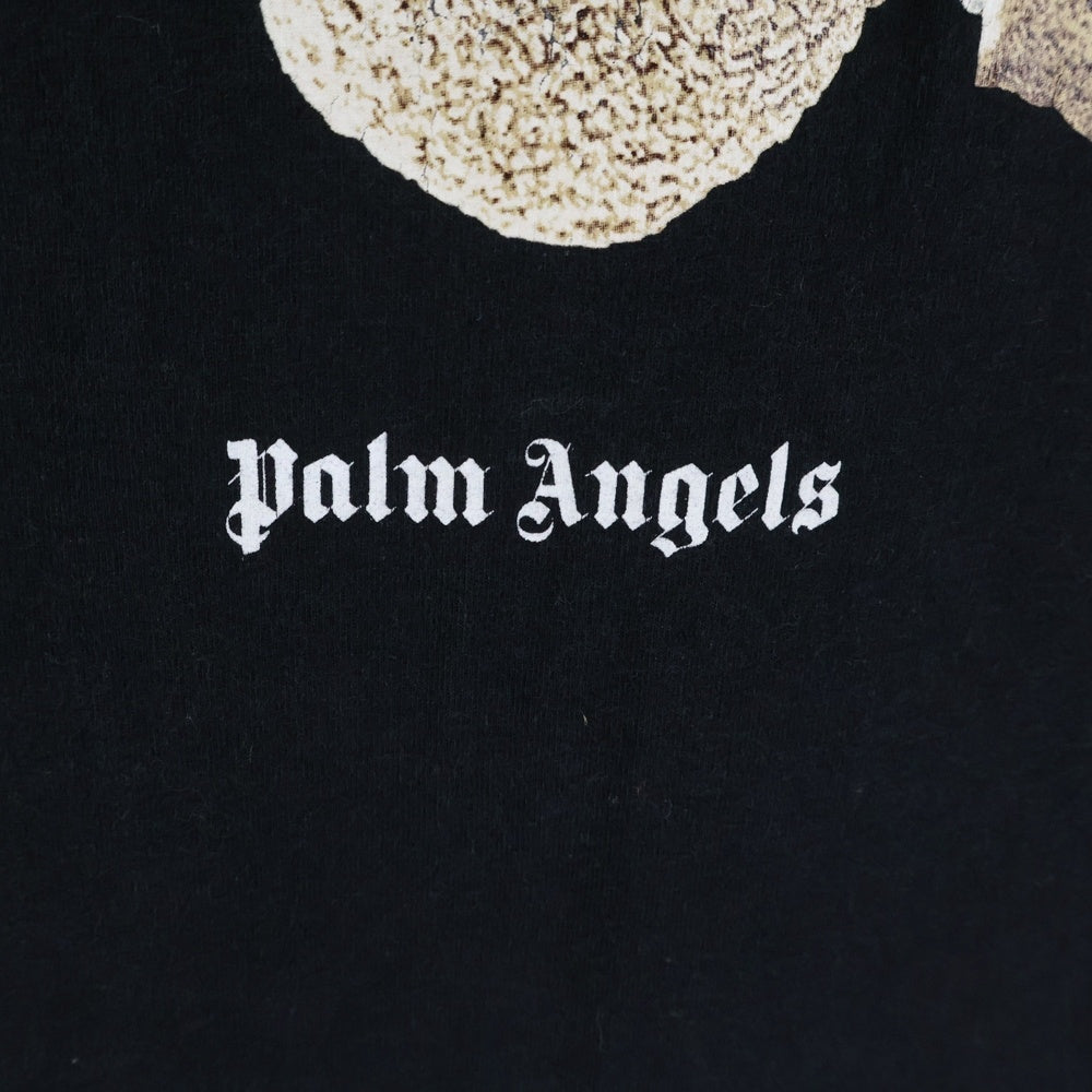 Palm Angels(パームエンジェルス) KILL THE BEAR TEE ベアプリント クルーネック 半袖Tシャツ カットソー ブラック PMAA001R21JER001