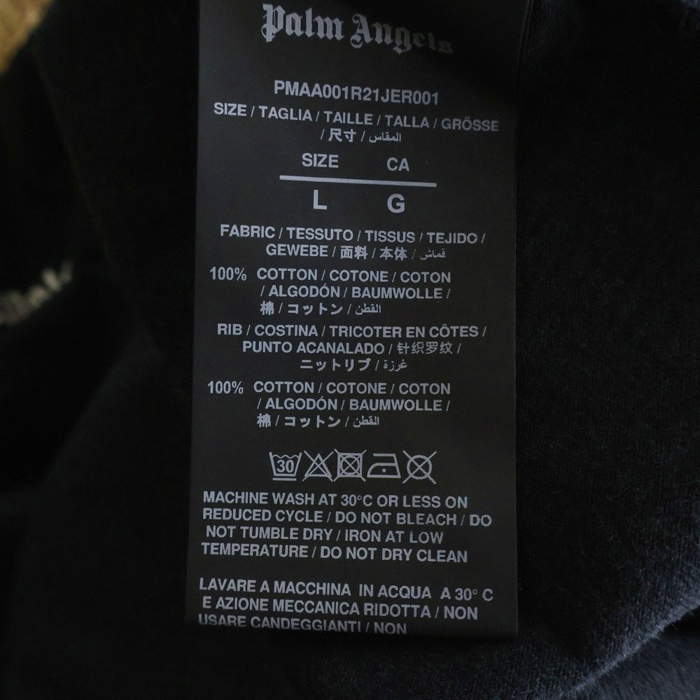 Palm Angels(パームエンジェルス) KILL THE BEAR TEE ベアプリント クルーネック 半袖Tシャツ カットソー ブラック PMAA001R21JER001