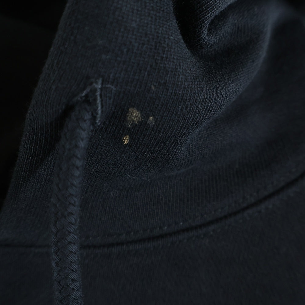 VETEMENTS(ヴェトモン) SWEATSHIRTS フロントロゴ フーディー プルオーバー スウェットパーカー ブラック UE54HD100B