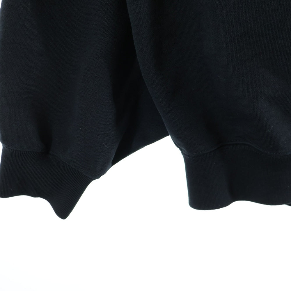 VETEMENTS(ヴェトモン) SWEATSHIRTS フロントロゴ フーディー プルオーバー スウェットパーカー ブラック UE54HD100B