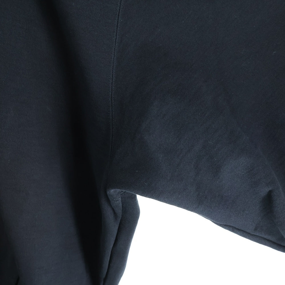 VETEMENTS(ヴェトモン) SWEATSHIRTS フロントロゴ フーディー プルオーバー スウェットパーカー ブラック UE54HD100B