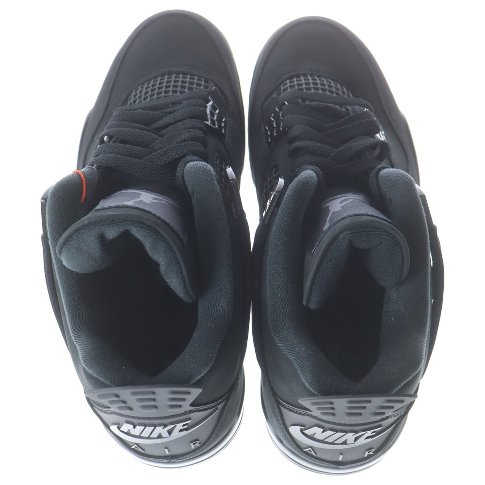NIKE(ナイキ) AIR JORDAN 4 BLACK CAT エアジョーダン4 ブラックキャット ハイカットスニーカー ブラック US11/29.0cm FV5029‐010