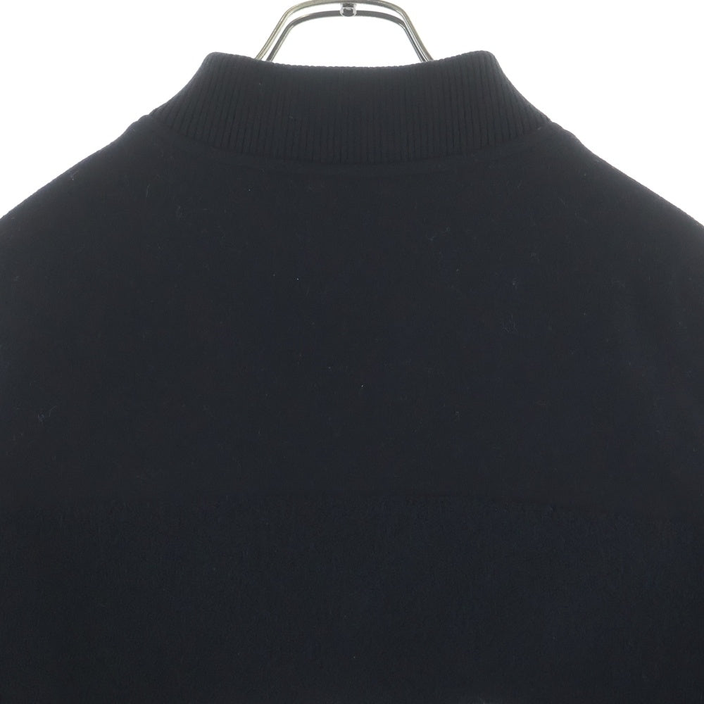 SUPREME(シュプリーム) 24SS Big Logo Chenille Varsity Jacket ビッグロゴ アームレザー バーシティジャケット スタジアムジャンパー ブラック