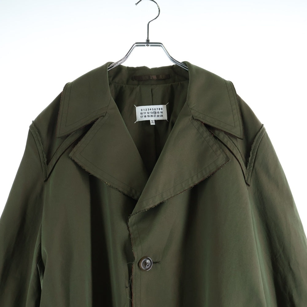 Maison Martin Margiela(メゾンマルタンマルジェラ) 19SS カットオフ 3B ベルト付き ロング トレンチコート カーキ S50AH0049-S49417