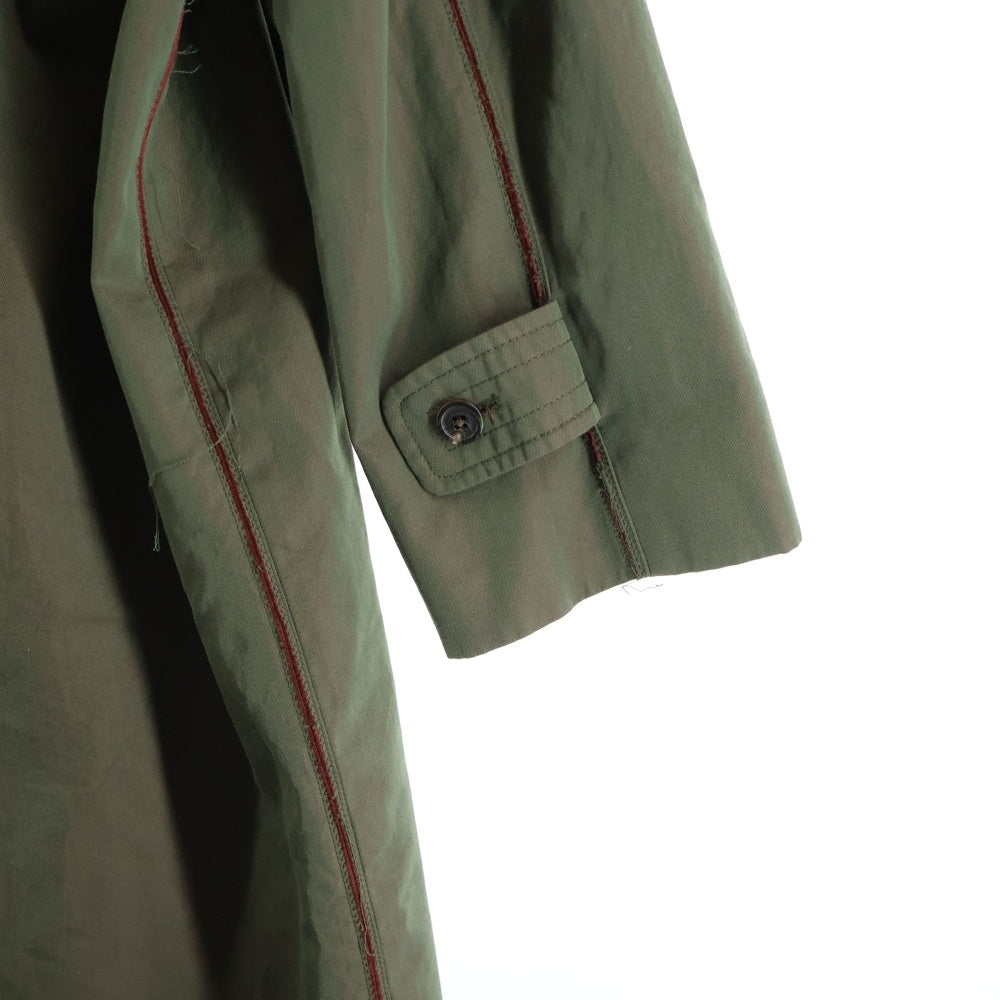 Maison Martin Margiela(メゾンマルタンマルジェラ) 19SS カットオフ 3B ベルト付き ロング トレンチコート カーキ S50AH0049-S49417