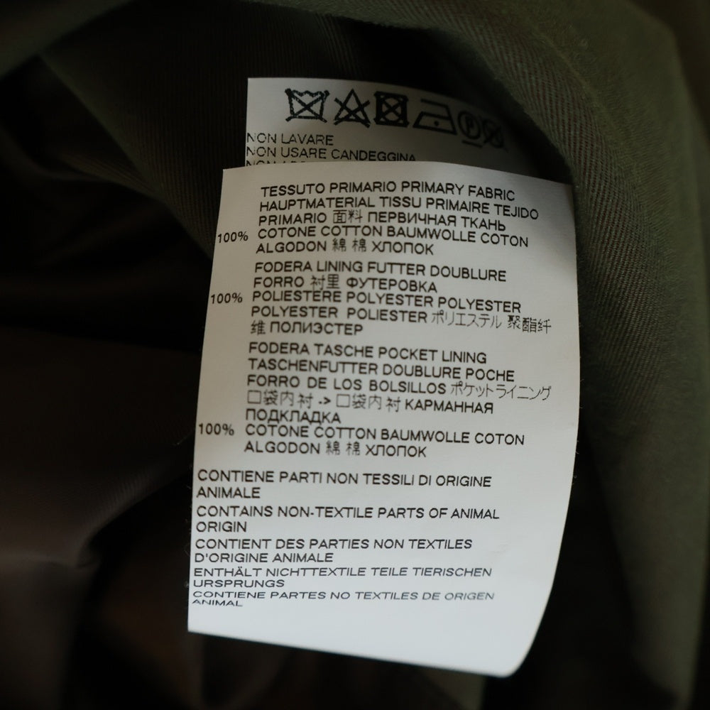 Maison Martin Margiela(メゾンマルタンマルジェラ) 19SS カットオフ 3B ベルト付き ロング トレンチコート カーキ S50AH0049-S49417