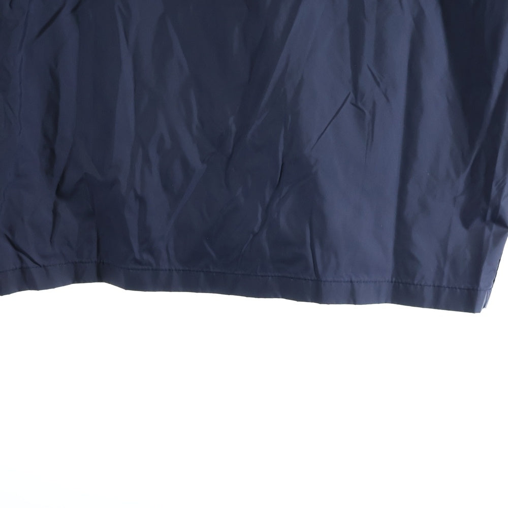GOOD DESIGN SHOP COMME des GARCONS(グッドデザインショップ コムデギャルソン) バックロゴプリント ナイロン コーチジャケット ネイビー IH-J002
