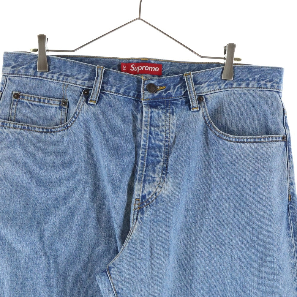 SUPREME(シュプリーム) 25AW Washed Regular Jean ウォッシュド レギュラー ジーンズ バックスター刺繍 デニムパンツ インディゴ