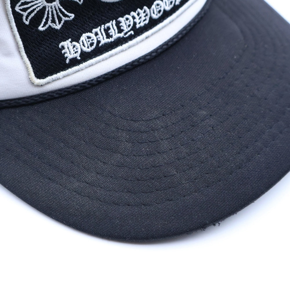 CHROME HEARTS(クロムハーツ) CH TRUCKER CAP トラッカーメッシュキャップ 帽子 ブラック/ホワイト