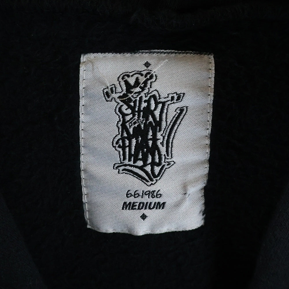 SHIRT KING PHADE(シャツキングフェード) FREE MY PEOPLE HOODIE グラフィックプリント プルオーバー スウェットパーカー ブラック