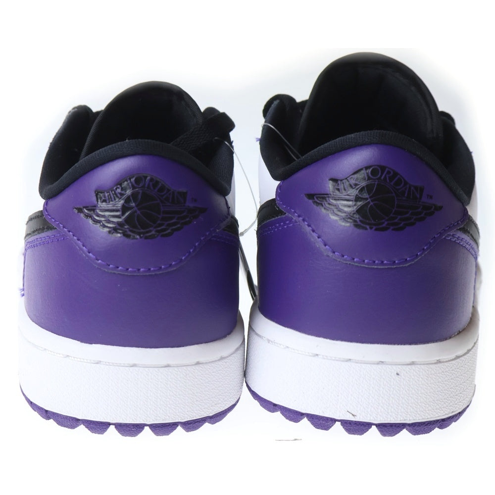 NIKE(ナイキ) Air Jordan 1 Low Golf DQ9315-105 エアジョーダン1 ロー ゴルフ ローカットシューズ スニーカー ホワイト/パープル US8/26.0cm