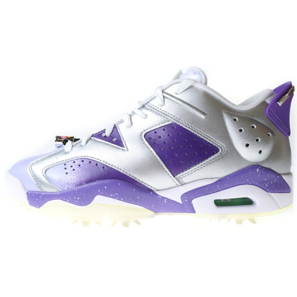 NIKE(ナイキ) Air Jordan 6 Low Golf NRG FD0205-055 エアジョーダン6 ロー ゴルフ ハイカットスニーカー シューズ パープル US8.5/26.5cm