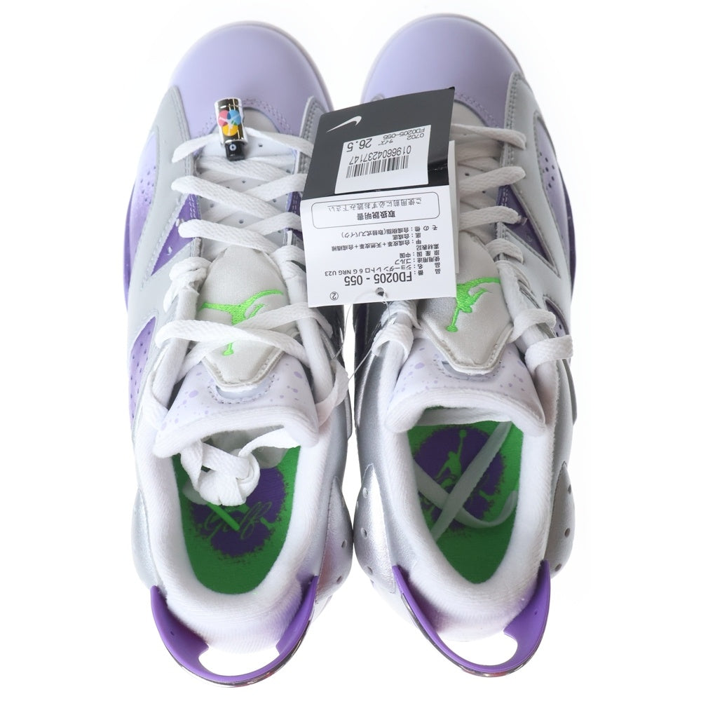 NIKE(ナイキ) Air Jordan 6 Low Golf NRG FD0205-055 エアジョーダン6 ロー ゴルフ ハイカットスニーカー シューズ パープル US8.5/26.5cm