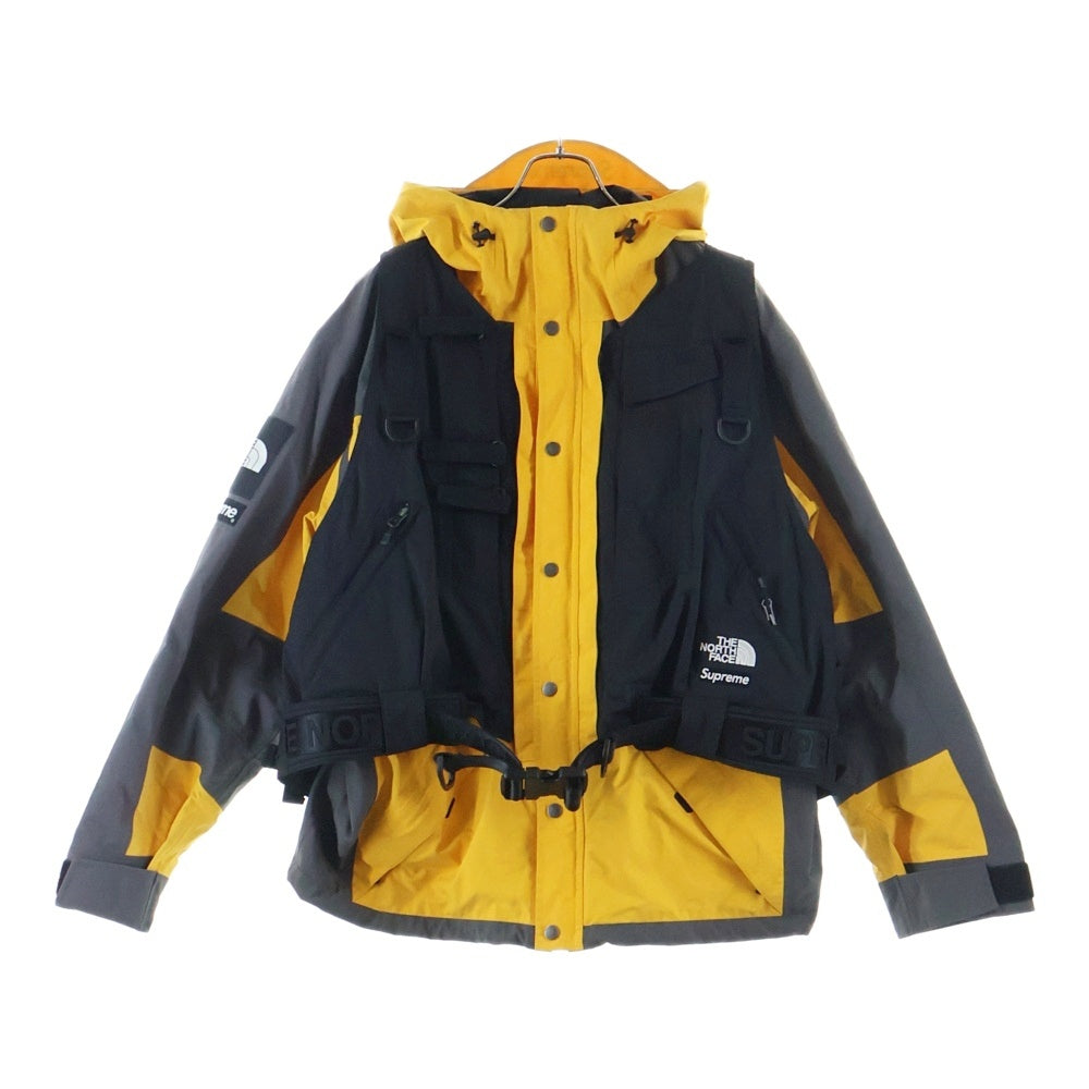 SUPREME(シュプリーム) 20SS THE NORTH FACE RTG Jacket Vest ジップアップ マウンテンジャケット ベスト イエロー/ブラック NF0A4PAI