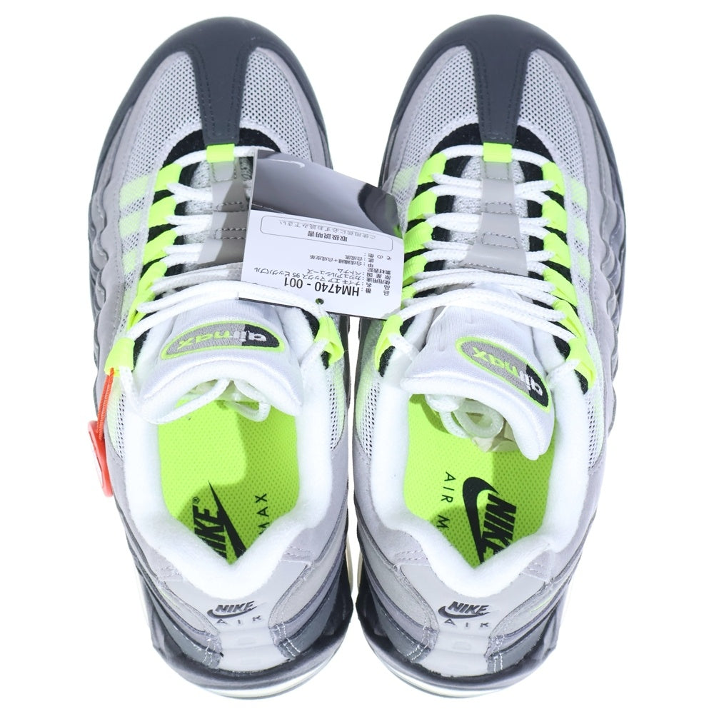 NIKE(ナイキ) AIR MAX 95 OG BIG BUBBLE エアマックス95 OG ビッグバブル ローカットスニーカー ホワイト/グレー US7/25.0cm HM4740-001