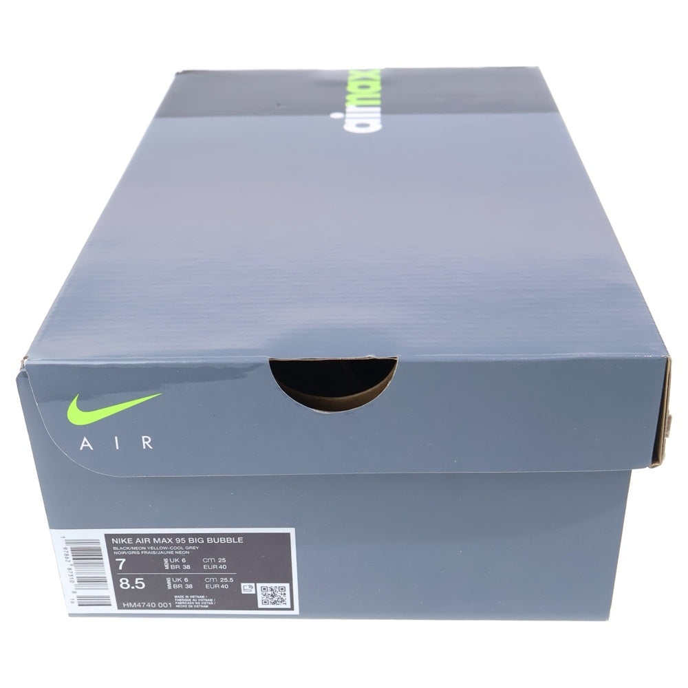 NIKE(ナイキ) AIR MAX 95 OG BIG BUBBLE エアマックス95 OG ビッグバブル ローカットスニーカー ホワイト/グレー US7/25.0cm HM4740-001