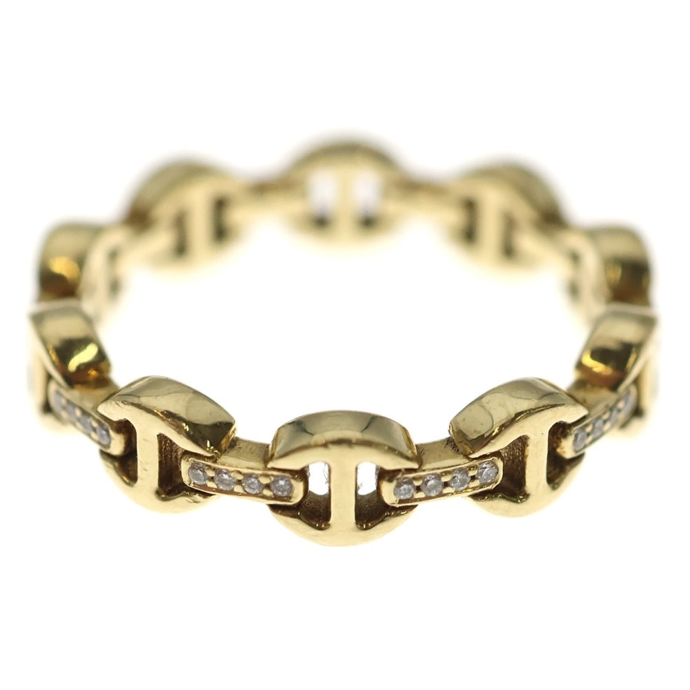 HOORSENBUHS(ホーセンブース) MICRO DAME II TRI-LINK WITH DIAMOND BRIDGES マイクロ デイム ツー トライリンク ウィズ ダイヤモンド ブリッジズ リング 指輪 ゴールド