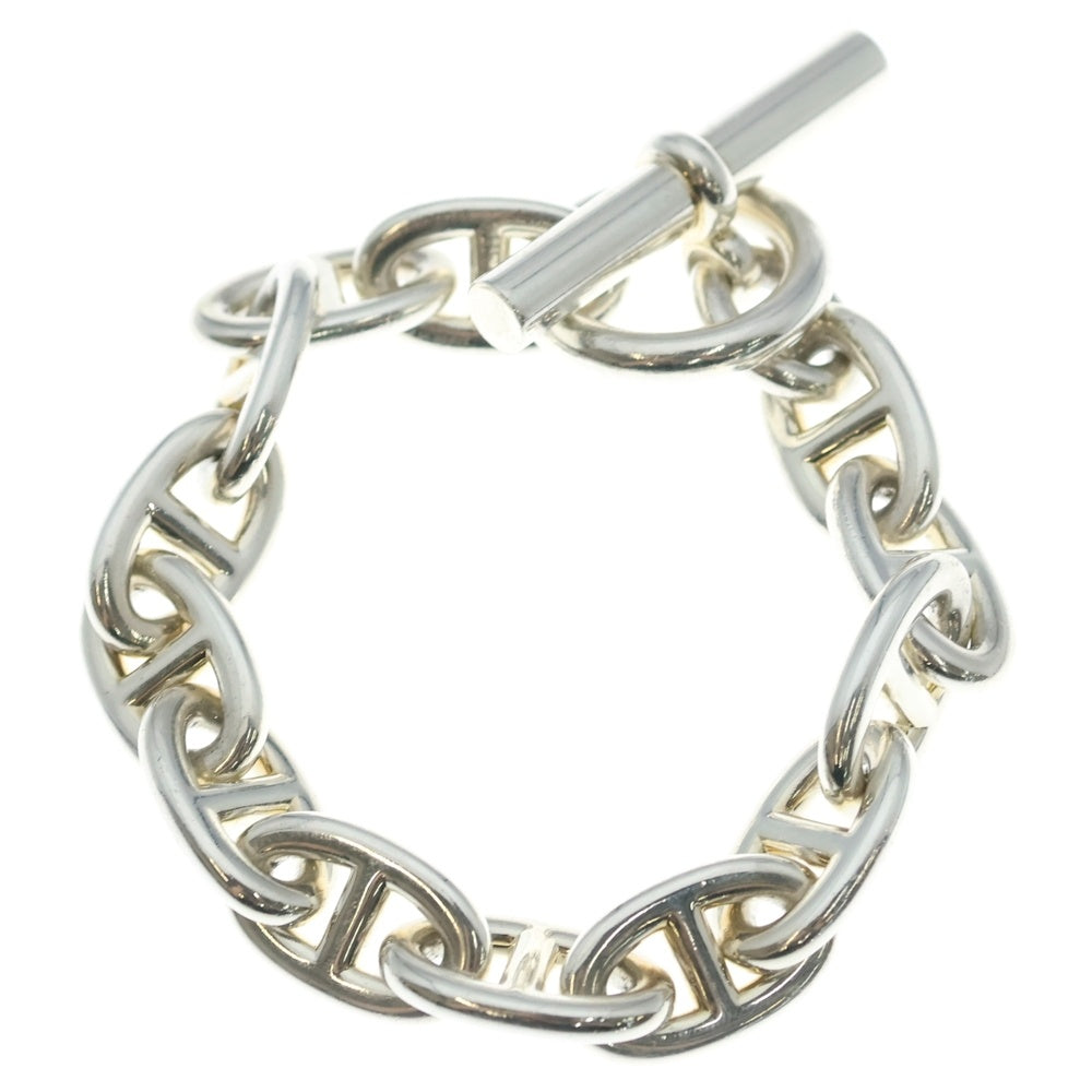 HERMES(エルメス) Chaine d'Ancre TGM シェーヌダンクル 13コマ チェーンブレスレット シルバー