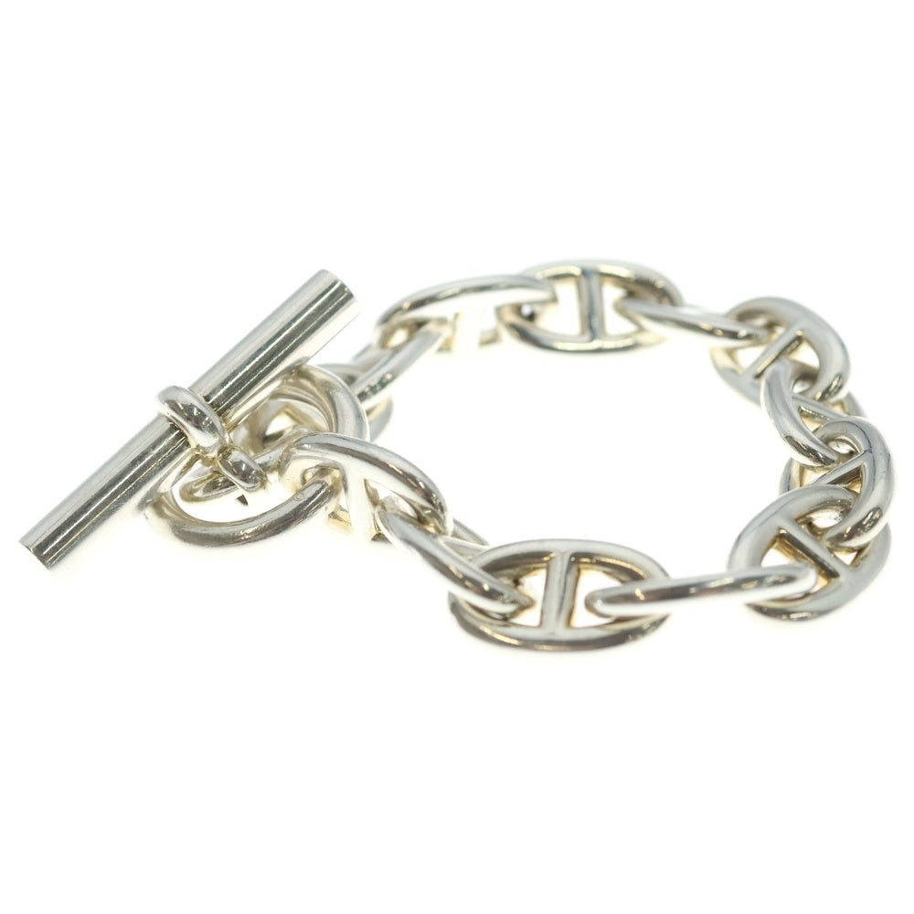 HERMES(エルメス) Chaine d'Ancre TGM シェーヌダンクル 13コマ チェーンブレスレット シルバー