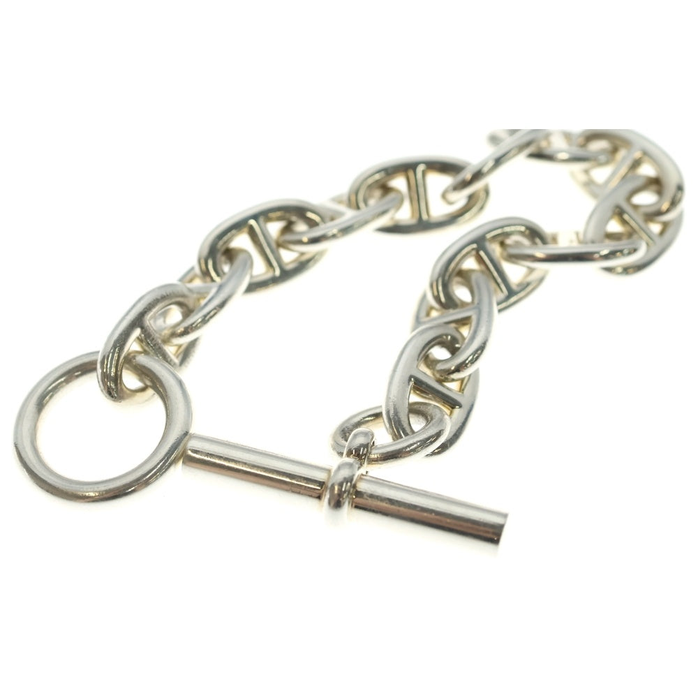 HERMES(エルメス) Chaine d'Ancre TGM シェーヌダンクル 13コマ チェーンブレスレット シルバー