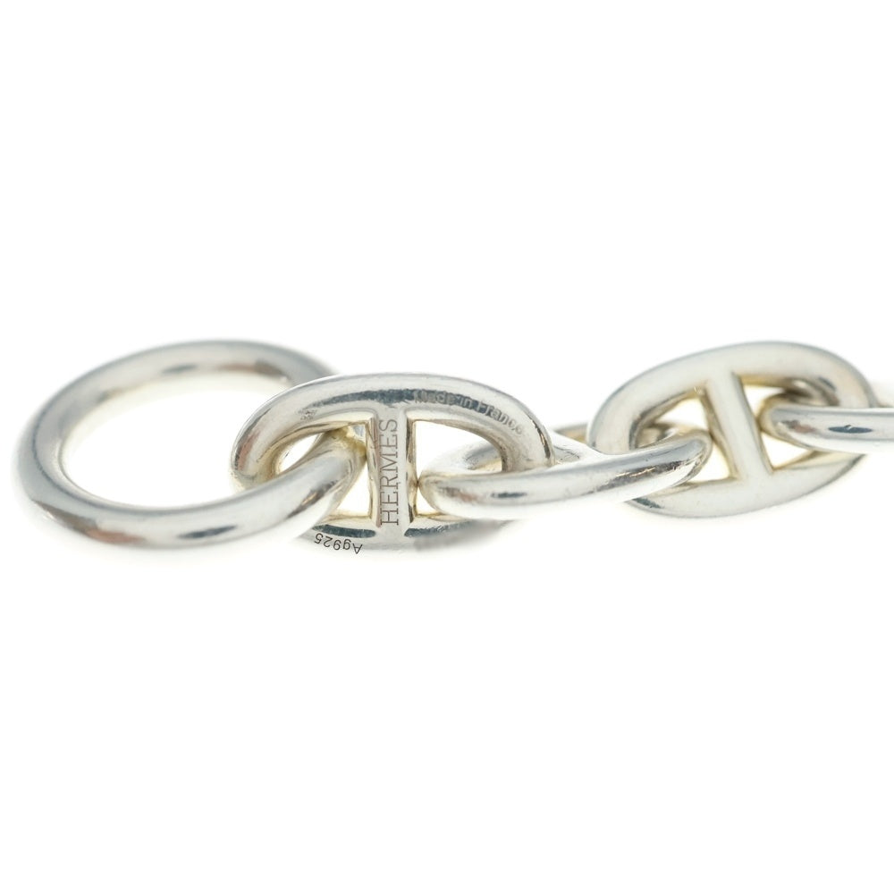 HERMES(エルメス) Chaine d'Ancre TGM シェーヌダンクル 13コマ チェーンブレスレット シルバー