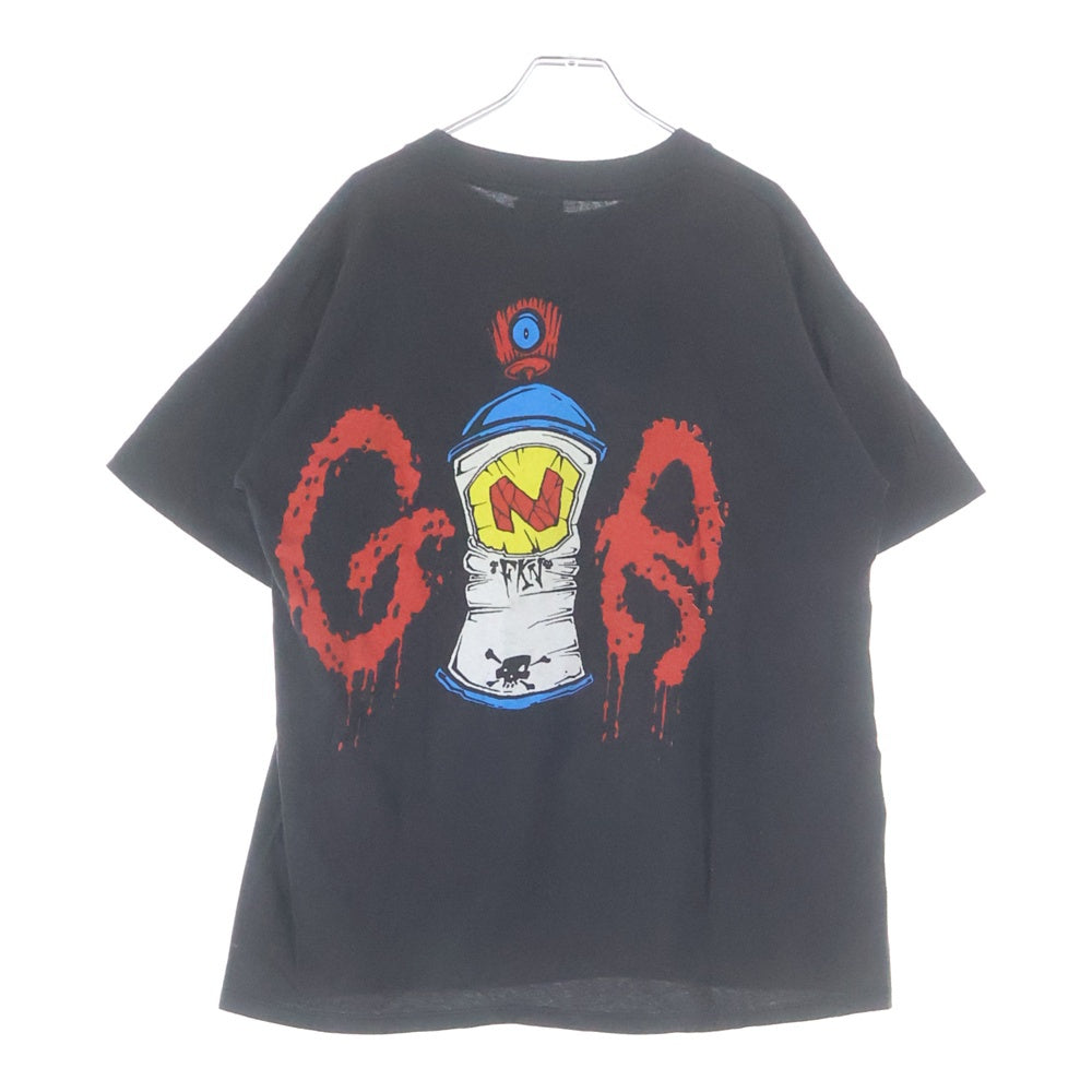 VINTAGE(ヴィンテージ) 90s GUNS N' ROSES 1993 CLOWN BROCK ガンズ アンド ローゼズ クラウンブロック フロントプリントTシャツ カットソー ブラック