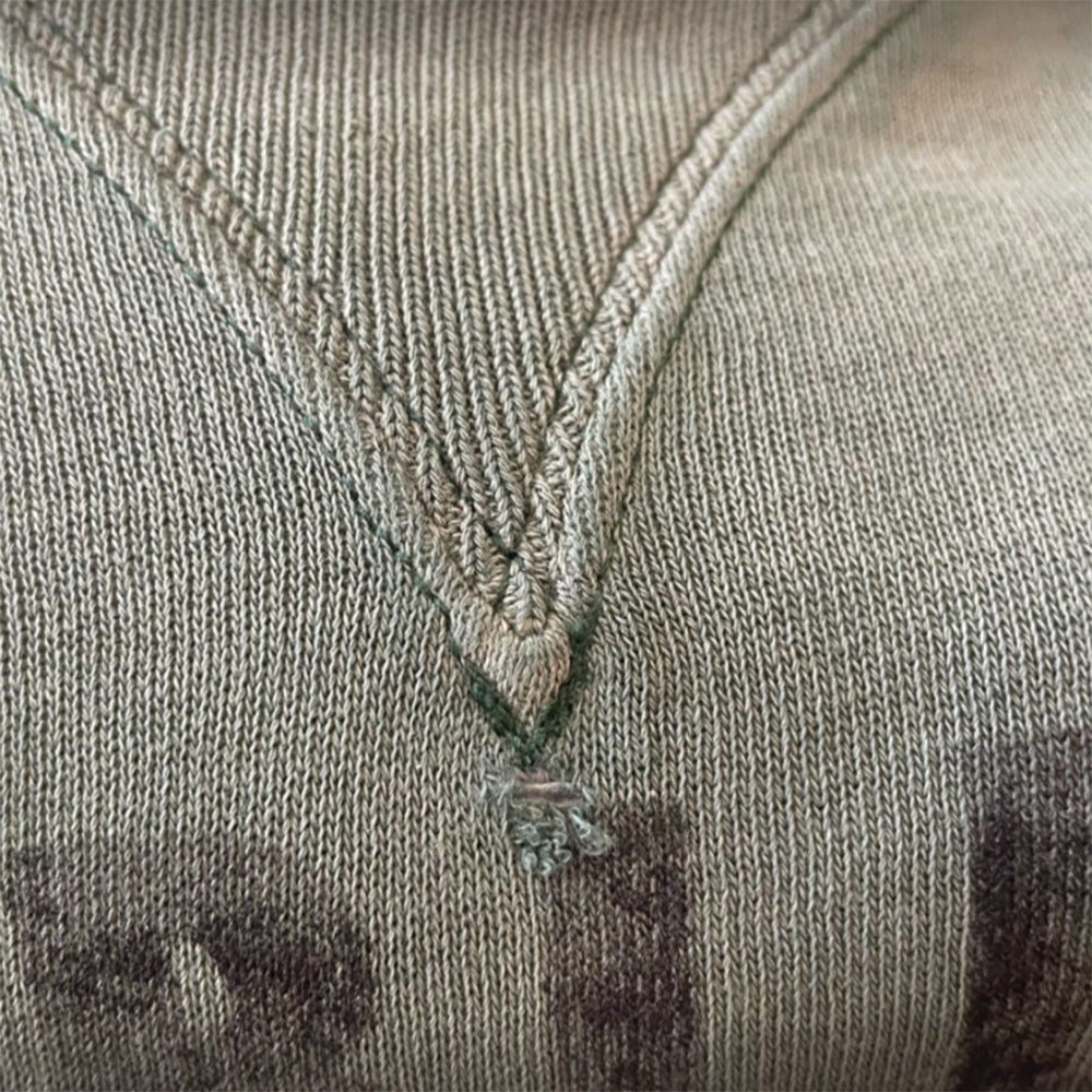 RRL(ダブルアールエル) フロント グラフィックプリント スウェットシャツ グリーン 782629627001