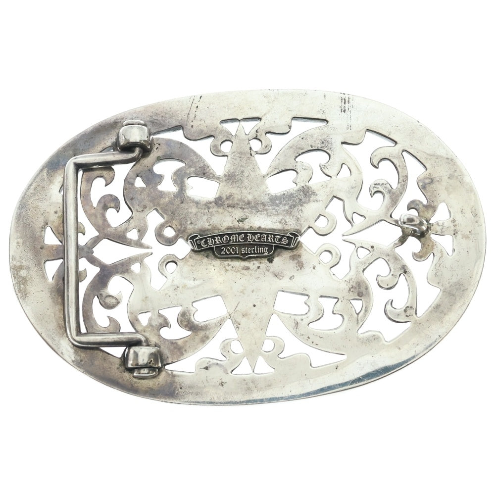 CHROME HEARTS(クロムハーツ) BUCKL OVAL EXLG STAR XL バックルオーバル エクストララージ シルバー