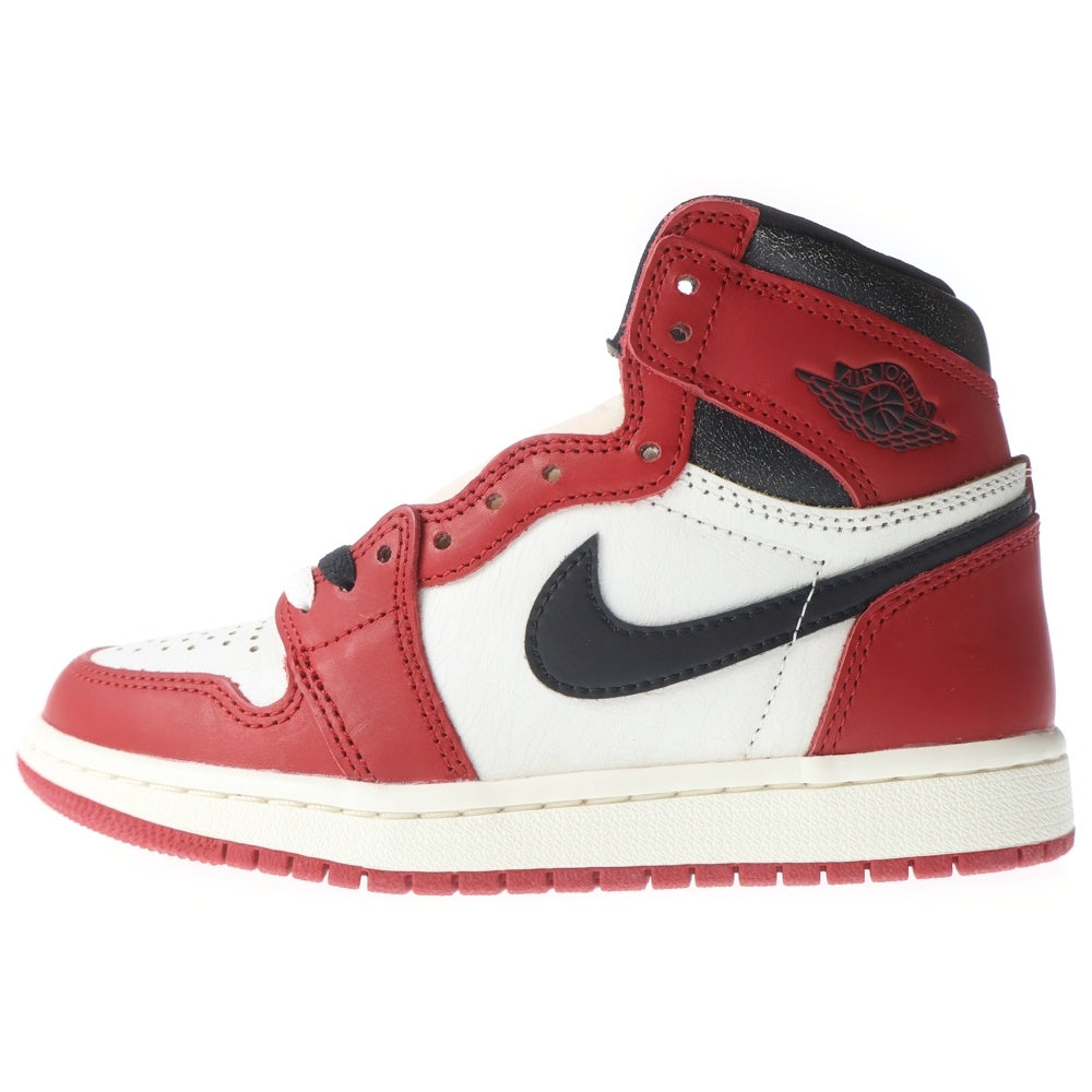 NIKE(ナイキ) AIR JORDAN 1 HIGH OG エアジョーダン1 ハイ OG ロスト&ファウンド シカゴ ハイカットスニーカー シューズ ホワイト/レッド US4/23.0cm DZ5485-612 レディース