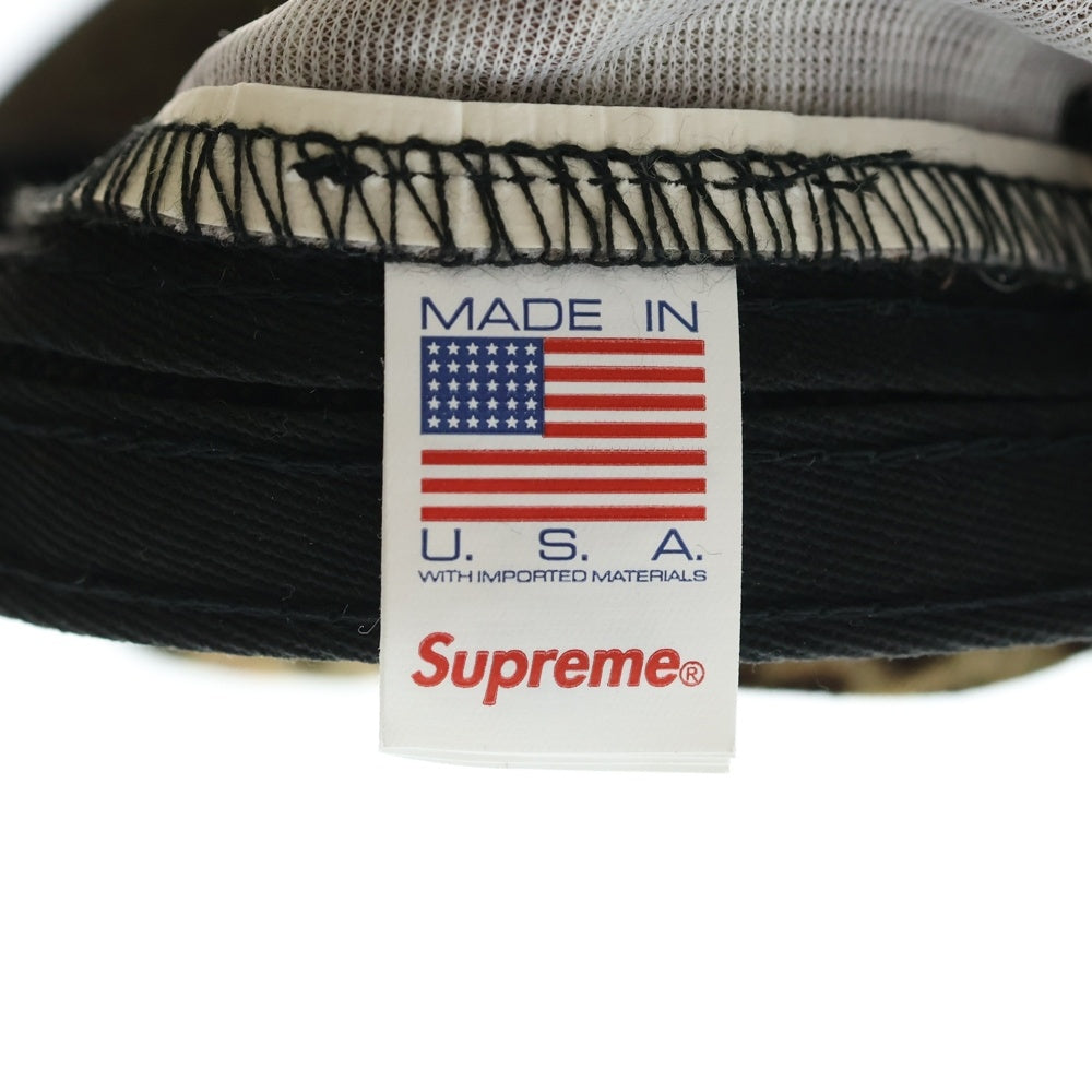 SUPREME(シュプリーム) 24SS Leopard Velvet Camp Cap レオパードベルベットキャンプキャップ 帽子 ベージュ