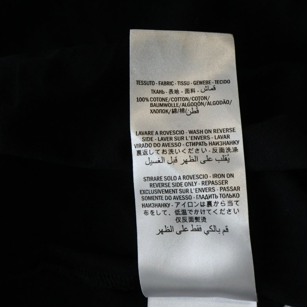 GUCCI(グッチ) スタープリント総柄 シェリーラインロゴ クルーネック 半袖Tシャツ カットソー ブラック 580968