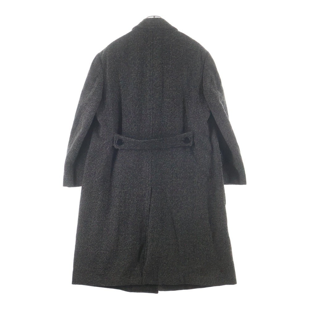Yohji Yamamoto(ヨウジヤマモト) ×D'URBAN A.A.R ダーバン ノッチドラペル ツイード ロングコート ブラウン X260620-88