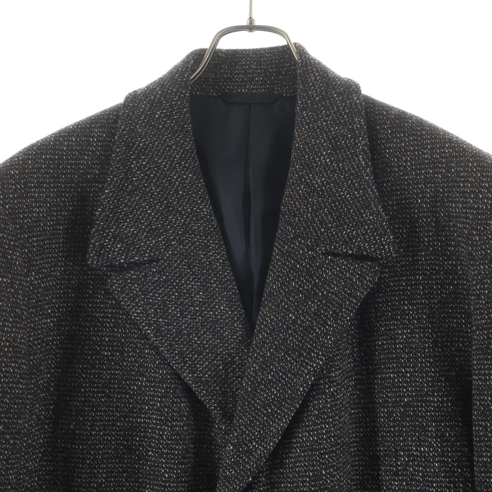 Yohji Yamamoto(ヨウジヤマモト) ×D'URBAN A.A.R ダーバン ノッチドラペル ツイード ロングコート ブラウン X260620-88