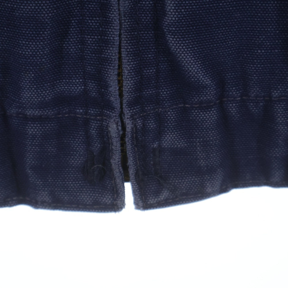 CARHARTT(カーハート) 90S 裏地ストライプブランケット デストロイ ワークジャケット ブルー