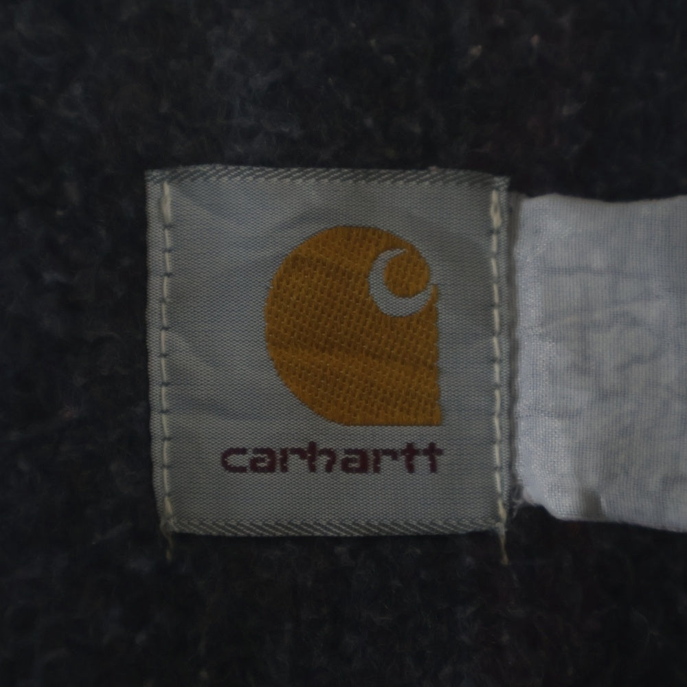 CARHARTT(カーハート) 90S 裏地ストライプブランケット デストロイ ワークジャケット ブルー