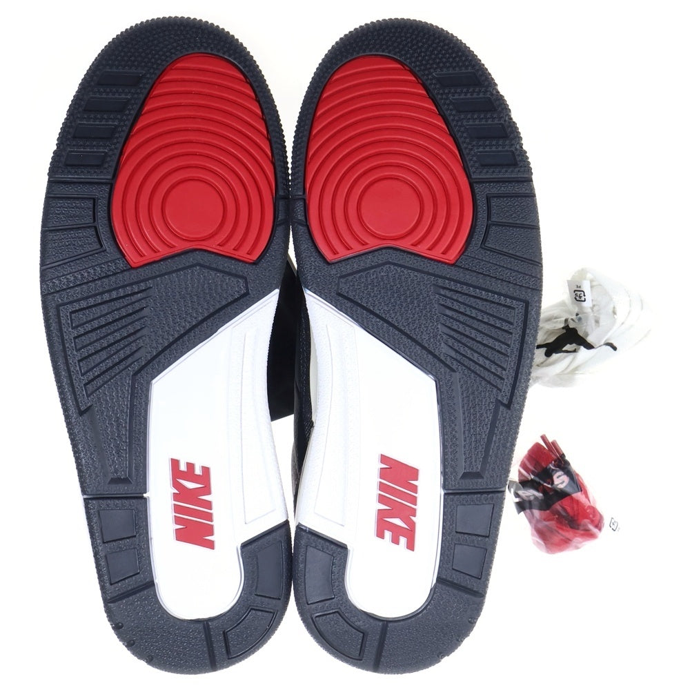 NIKE(ナイキ) ×Levi's AIR JORDAN 3 RETRO SP リーバイス エアジョーダン3 レトロ ローカットスニーカー ブラック/ホワイト US8.5/26.5cm IR0914-400