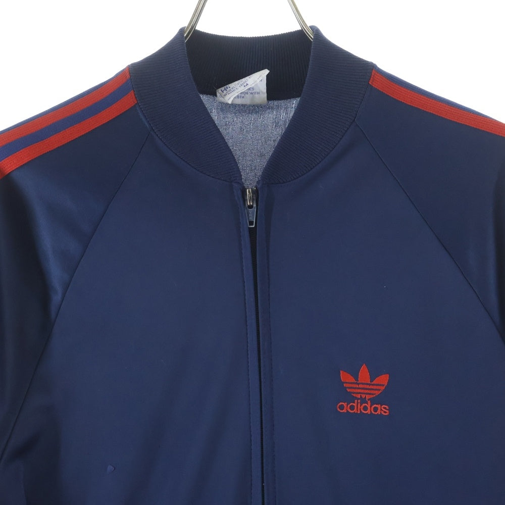 adidas(アディダス) 80S VINTAGE ATP ヴィンテージ トレフォイルロゴ ジップアップ トラックジャケット ネイビー/レッド