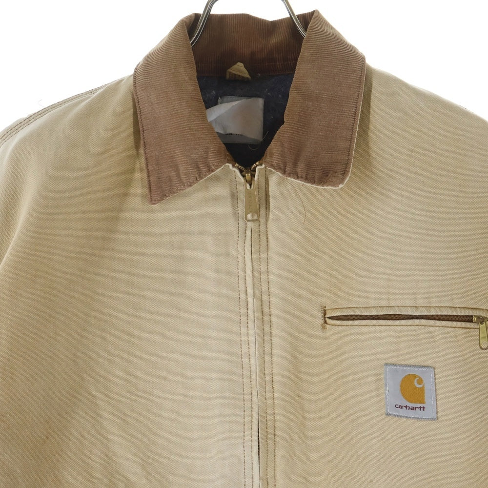 CARHARTT(カーハート) 90S-00S VINTAGE ヴィンテージ フロントロゴパッチ デトロイトジャケット ベージュ