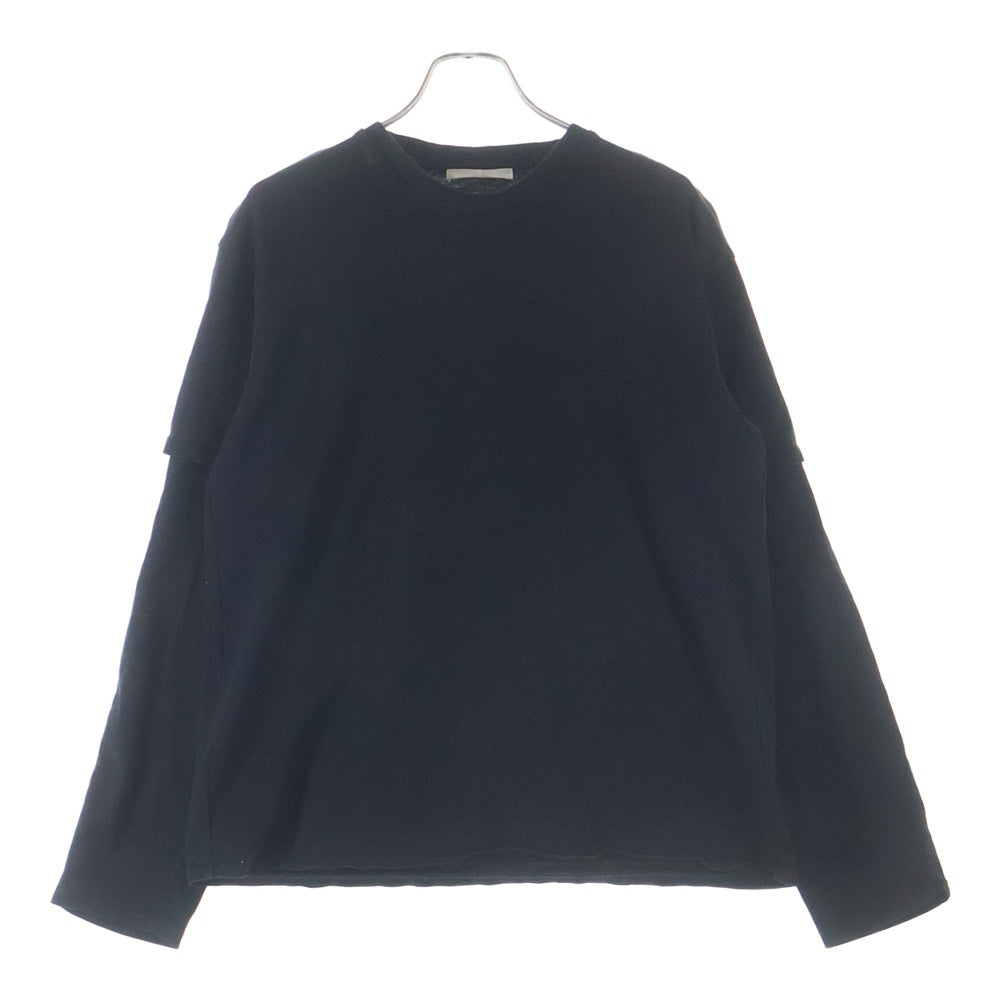 VUJADE(ヴジャデ) ドッキングTシャツ ロングスリーブカットソー ブラック