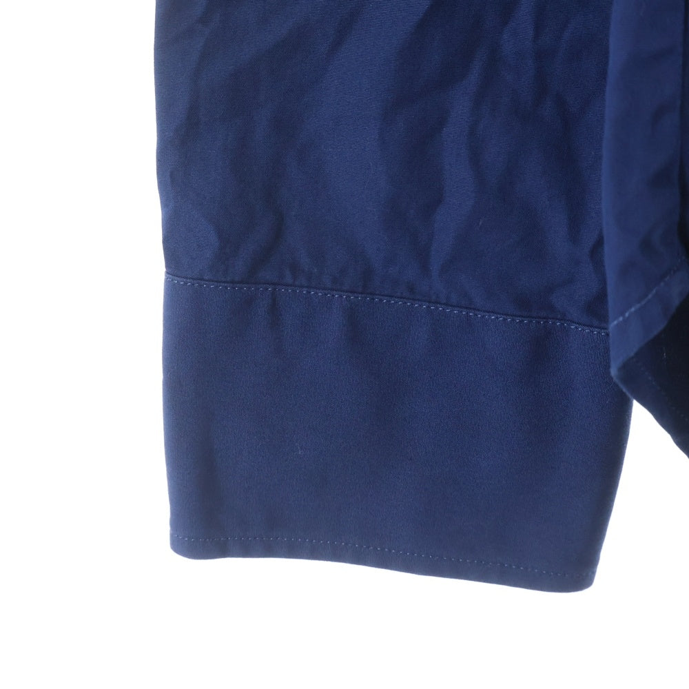 Maison Martin Margiela(メゾンマルタンマルジェラ) 21SS 比翼ボタン 長袖シャツ ネイビー S50DL0435 S43001