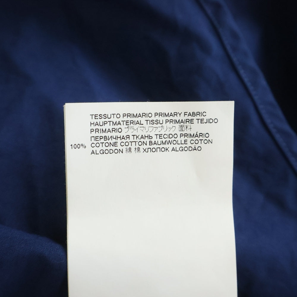 Maison Martin Margiela(メゾンマルタンマルジェラ) 21SS 比翼ボタン 長袖シャツ ネイビー S50DL0435 S43001