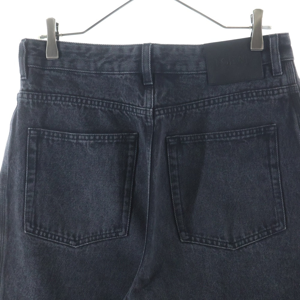LOEWE(ロエベ) ANAGRAM BAGGY アナグラム ボタンフライ バギージーンズ デニムパンツ インディゴブラック H526Y11W61