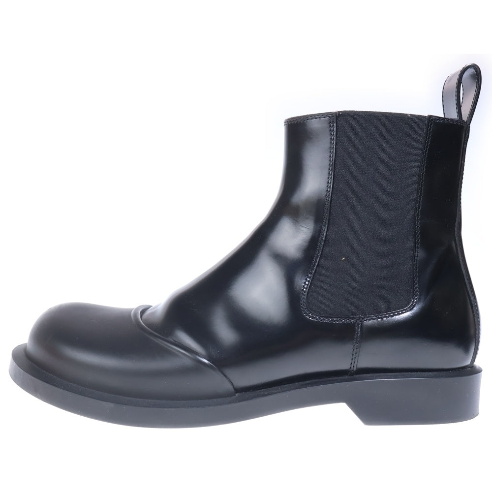 LOEWE(ロエベ) TERRA RUBBER CHELSEA BOOOT サイドゴア レザー チェルシーブーツ ブラック M816S05X29