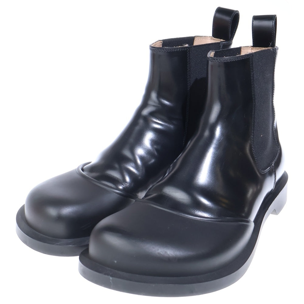 LOEWE(ロエベ) TERRA RUBBER CHELSEA BOOOT サイドゴア レザー チェルシーブーツ ブラック M816S05X29