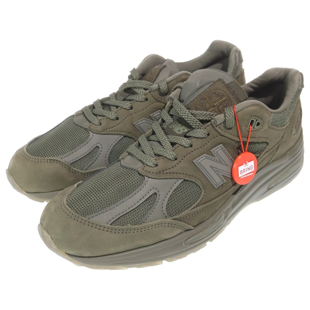 New Balance(ニューバランス) ×STONE ISLAND U991SC2 GHOST MILITARY GREEN ストーンアイランド ゴースト ミリタリーグリーン ローカットスニーカー カーキ US9.5/27.5