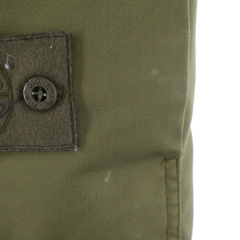 STONE ISLAND(ストーンアイランド) 24AW GHOST TWILL WOOL-TC DOWN VEST ゴーストピース ウールツイル ダウンベスト カーキ 8115G06F2